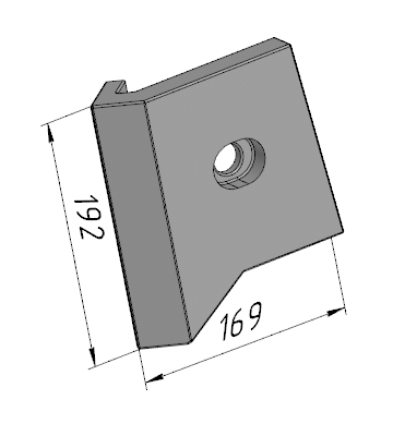 Р-1074 (MD2773122; 212102472) Защита левой стойки MARINI